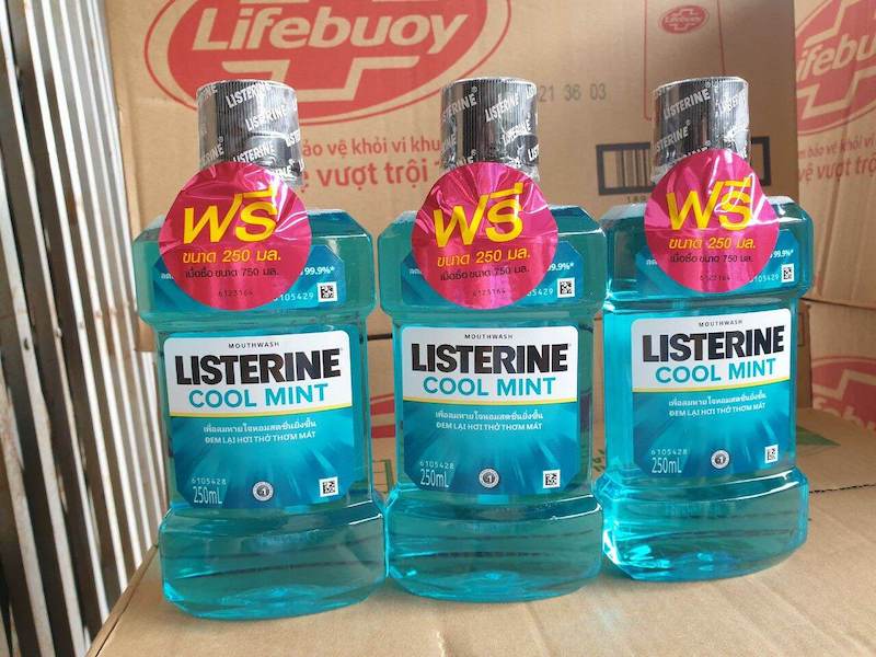 Listerine là một thương hiệu nước súc miệng vô cùng nổi tiếng ở Việt Nam