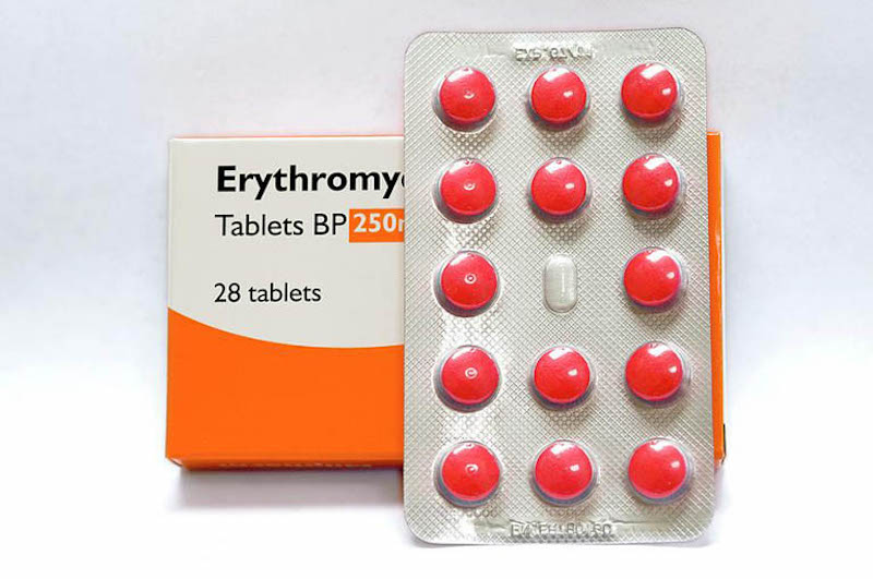 Thuốc Erythromycin là một loại thuốc kháng sinh thuộc nhóm macrolid