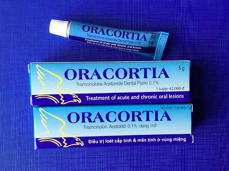 Oracortia giúp giảm viêm nhanh chóng các tổn thương ở khoang miệng