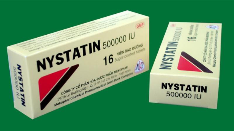 Sản phẩm hỗ trợ điều trị nấm lưỡi Nystatin 