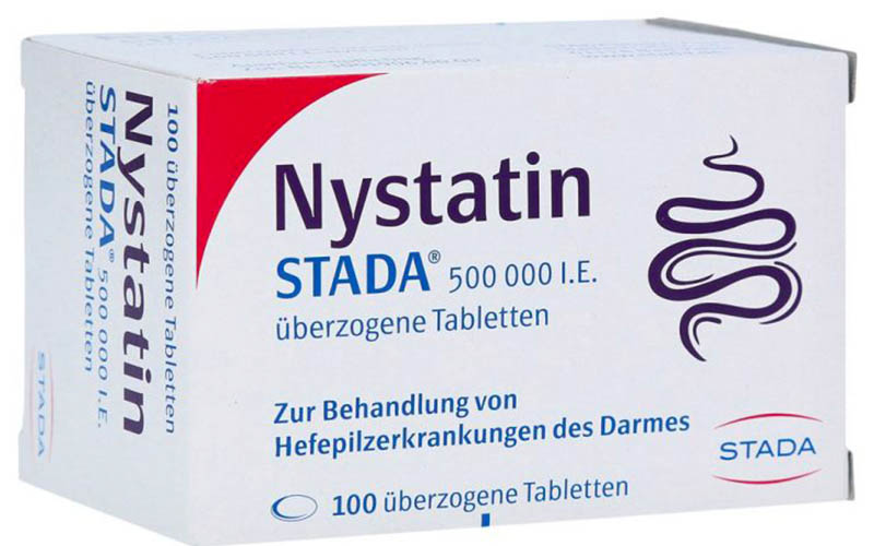 Thuốc trị nấm lưỡi Nystatin có chứa hoạt chất chống nấm hiệu quả