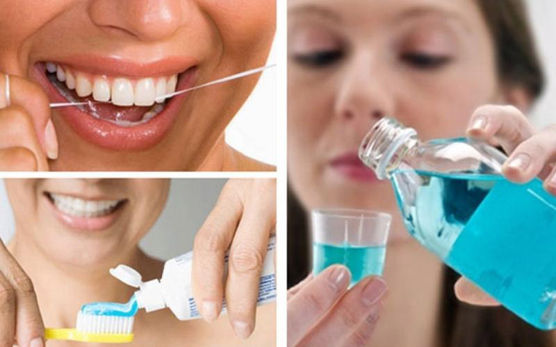Kết hợp việc vệ sinh và chăm sóc răng miệng đúng cách