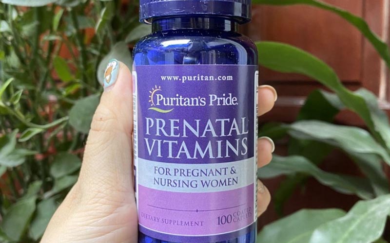 Prenatal Vitamins Puritan’s Pride bổ sung lượng vitamin min C, D, canxi cần thiết cho mẹ bầu