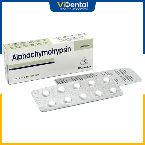 Thuốc Alphachymotrypsin có tác dụng làm giảm sưng tấy, phù nề