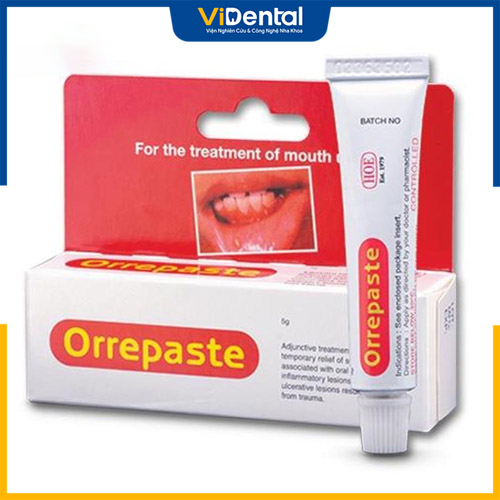 Orrepaste được chỉ định cho bệnh nhân viêm loét miệng